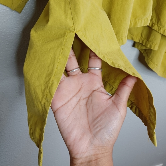 Eleven Stitch Design Art to Wear Atrsy Lagenlook Button Down Front Swing Tunic - Picture 15 of 16